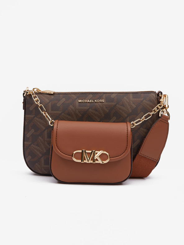 Michael Kors Parker Large MF Crossbody Kabelka Hnědá