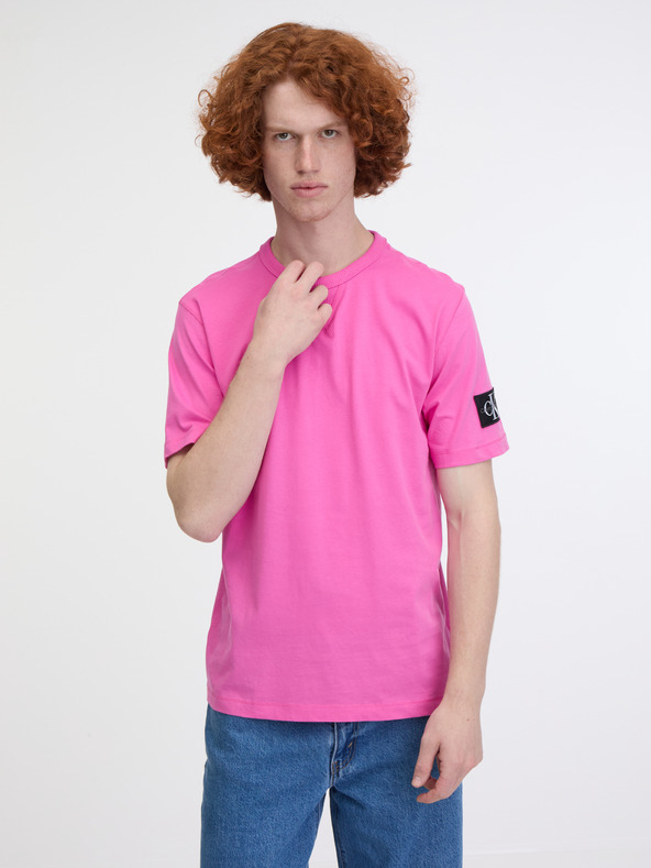 Calvin Klein Jeans Badge Regular T-shirt Rosa