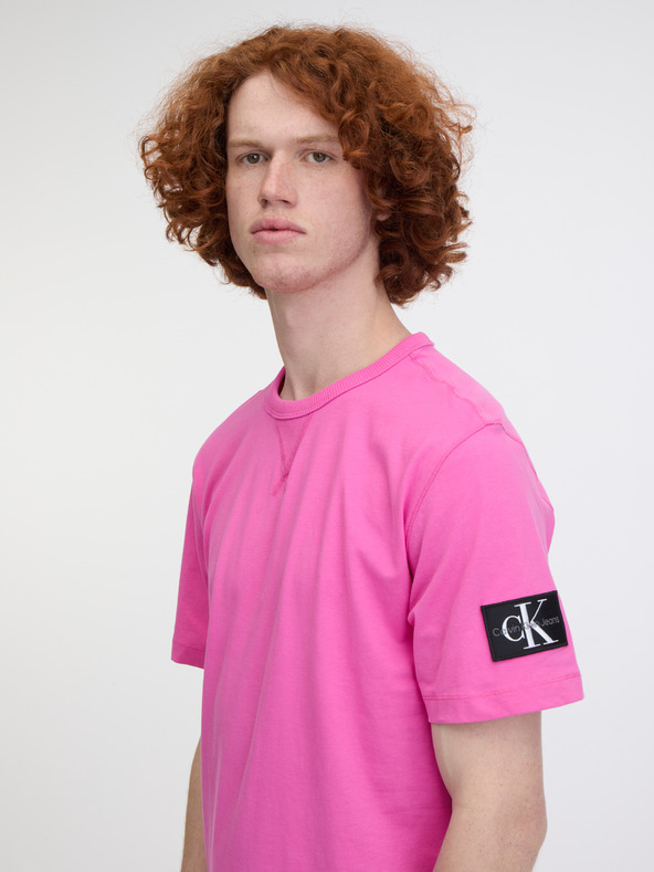 Calvin Klein Jeans Badge Regular T-shirt Rosa