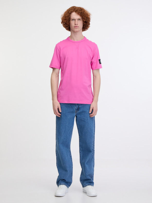 Calvin Klein Jeans Badge Regular T-shirt Rosa