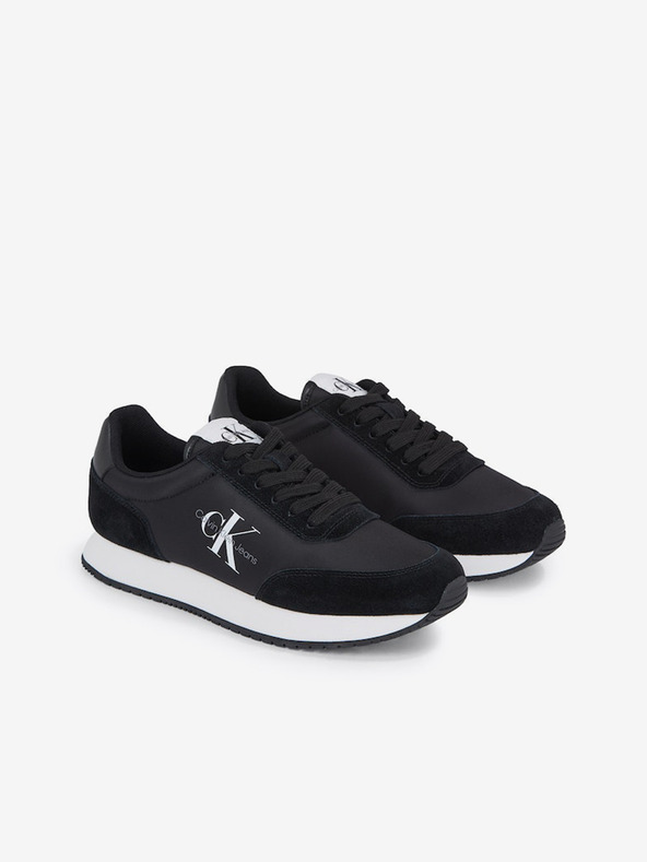 Calvin Klein Retro Runner Low Lace Sneakers Negro