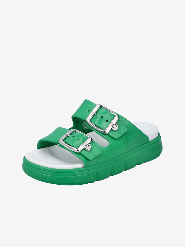 Rieker Pantuflas Verde