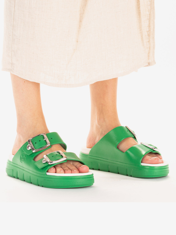 Rieker Pantuflas Verde