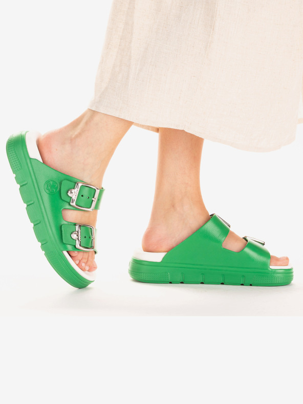 Rieker Pantuflas Verde