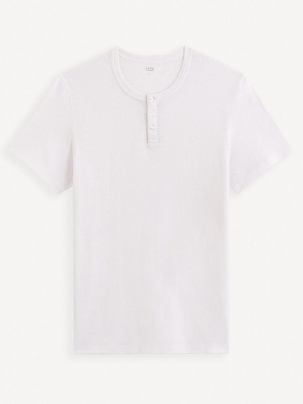 Celio Geliney T-shirt Blanco