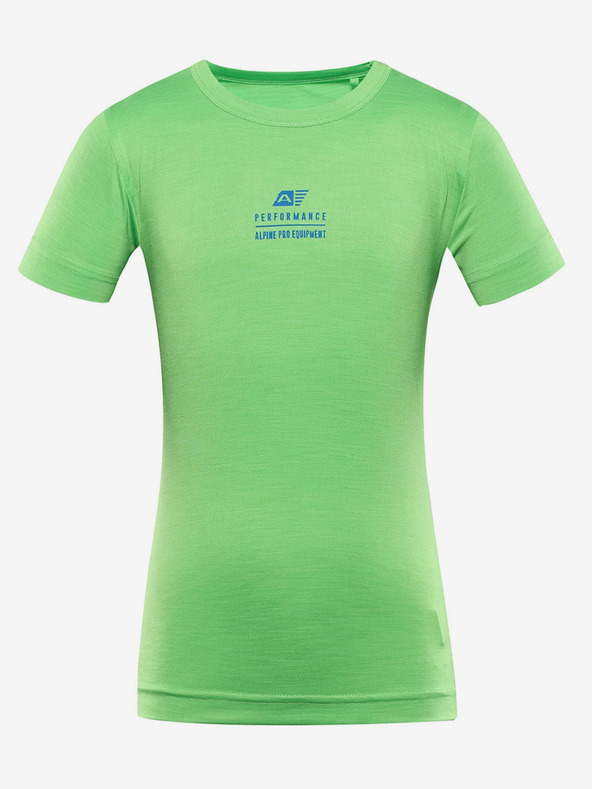 ALPINE PRO Basiko Kids T-shirt Verde