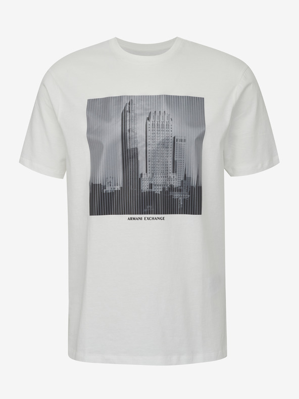 Armani Exchange Camiseta Blanco