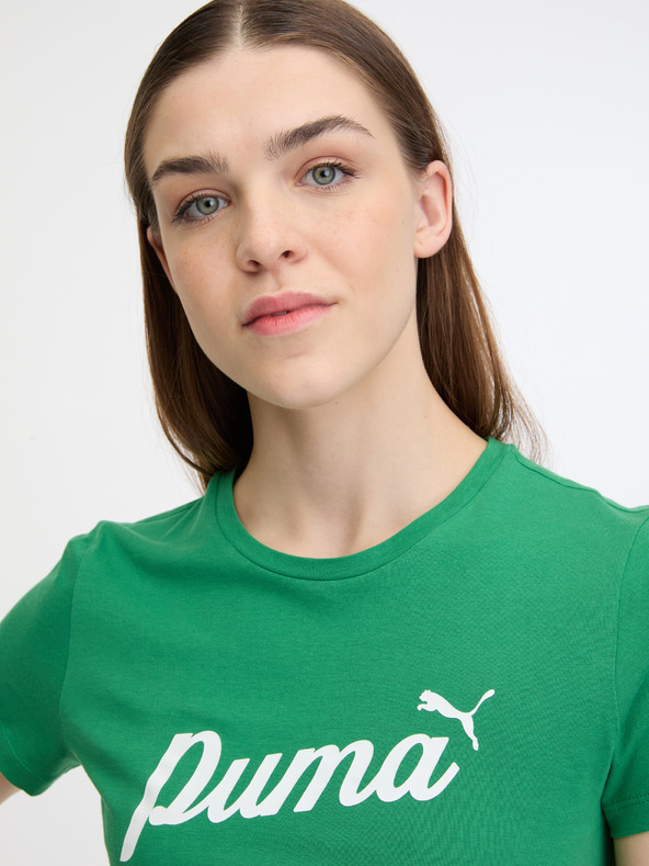 Puma ESS+ Script T-shirt Verde