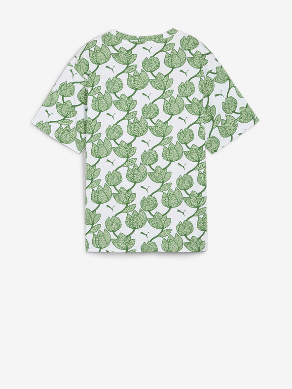 Puma ESS+ Blossom AOP T-shirt Verde