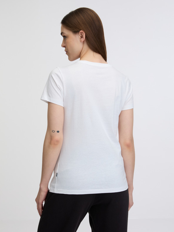 Puma ESS+ Script T-shirt Blanco