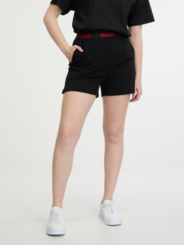 HUGO Sporty Shorts Negro