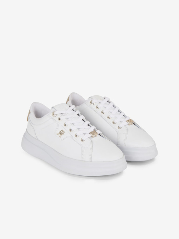 Tommy Hilfiger Pointy Court Sneaker Hardware Sneakers Blanco