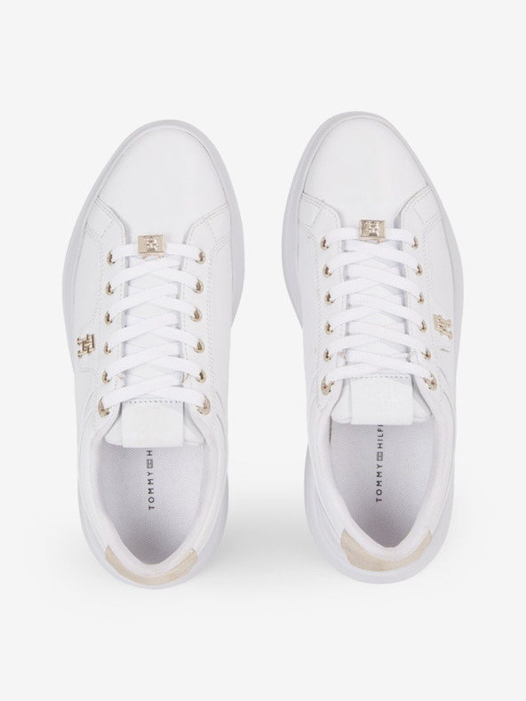 Tommy Hilfiger Pointy Court Sneaker Hardware Sneakers Blanco