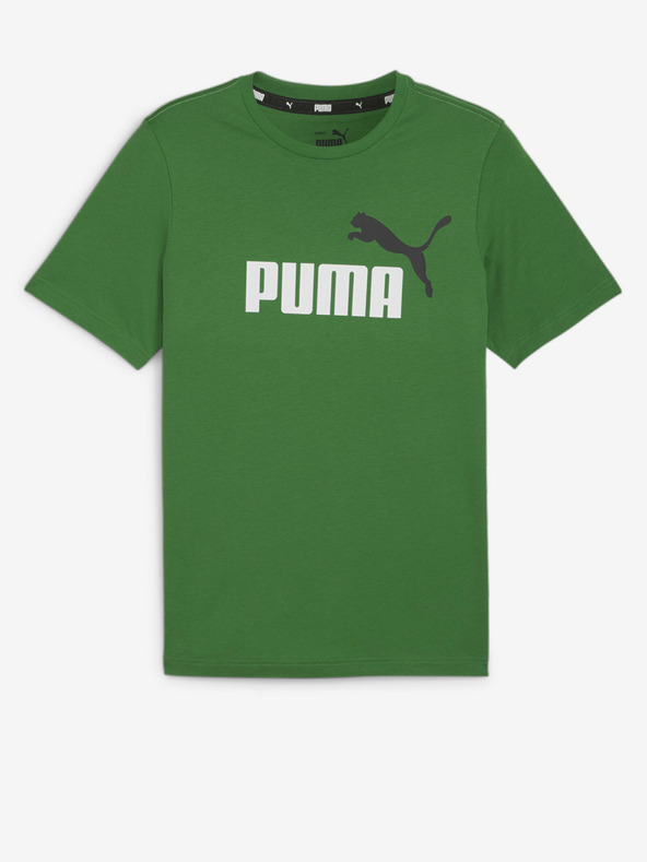 Puma ESS+ 2 Col Logo T-shirt Verde