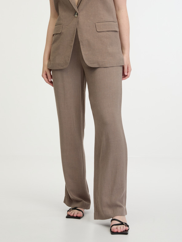 ONLY Agnes Trousers Marrón