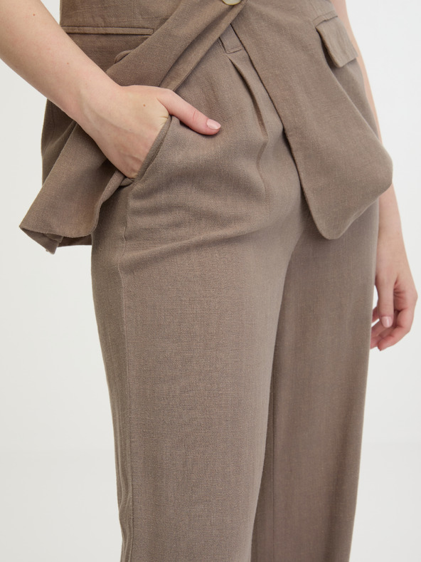 ONLY Agnes Trousers Marrón