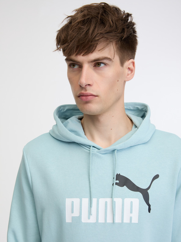 Puma ESS+ 2 Col Big Logo Hoodie TR Sweatshirt Azul