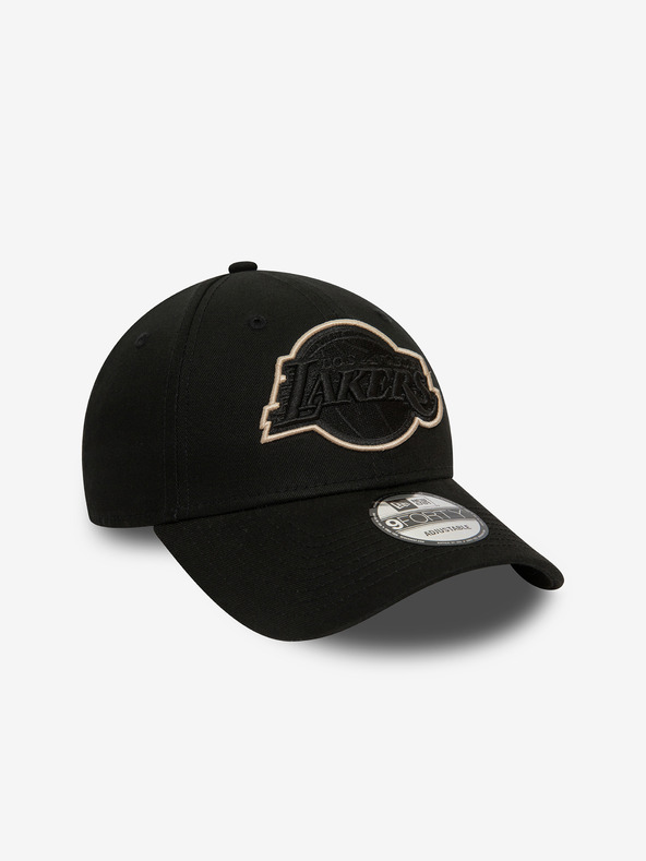 New Era LA Lakers Team Outline 9Forty Cap Negro