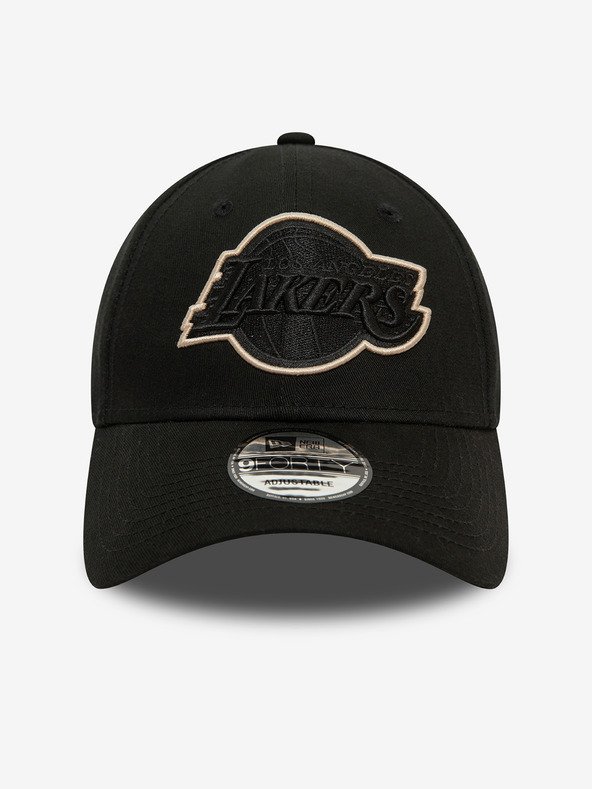 New Era LA Lakers Team Outline 9Forty Cap Negro