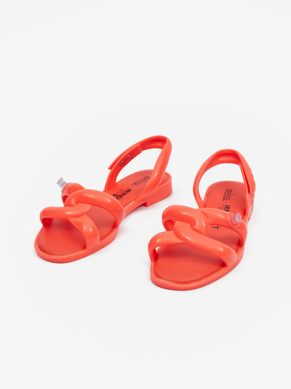 Melissa Tube Sandal + Jeremy Scott Sandals Rojo