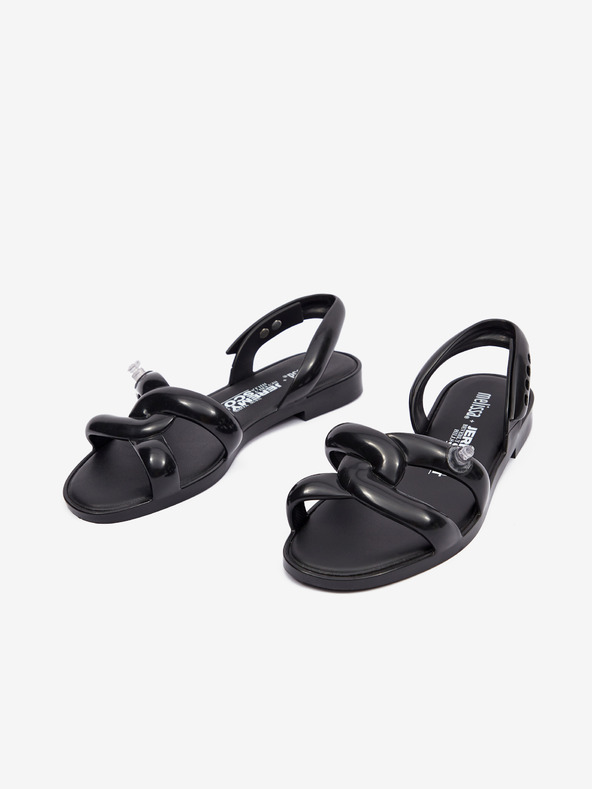 Melissa Tube Sandal + Jeremy Scott Sandals Negro