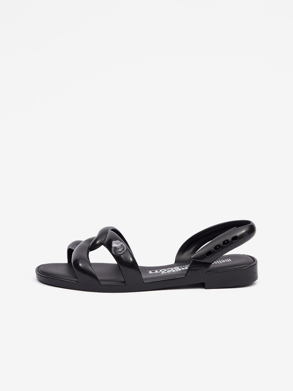 Melissa Tube Sandal + Jeremy Scott Sandals Negro