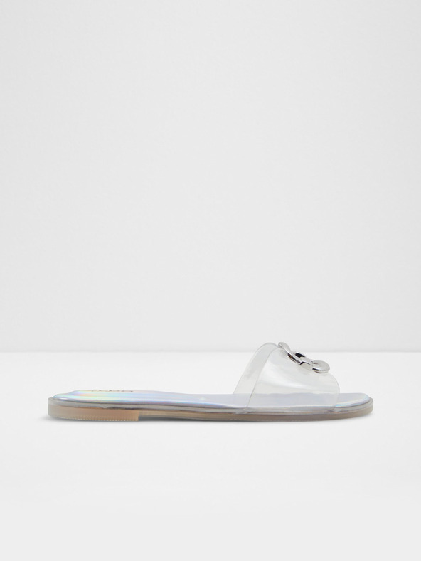 Aldo Jellyicious Slippers Blanco