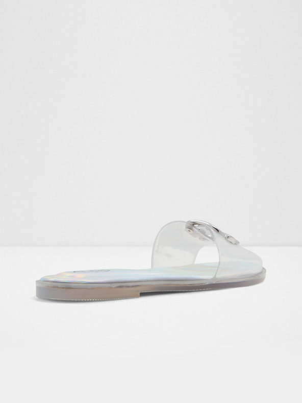 Aldo Jellyicious Slippers Blanco