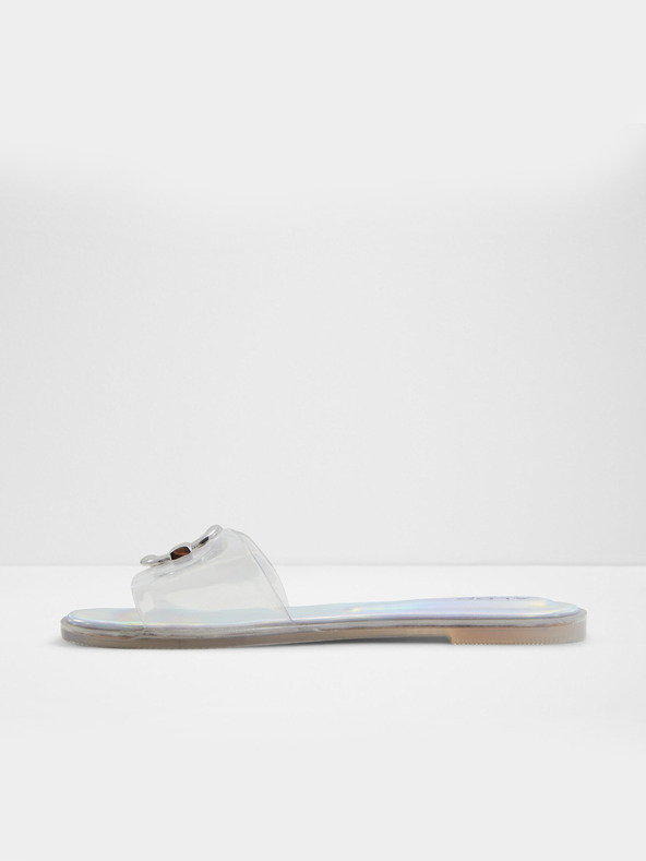 Aldo Jellyicious Slippers Blanco