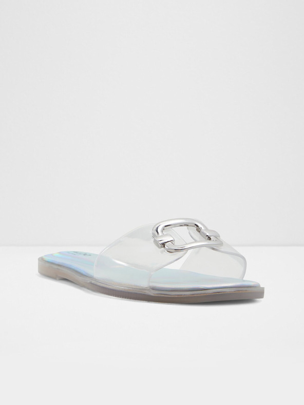 Aldo Jellyicious Slippers Blanco