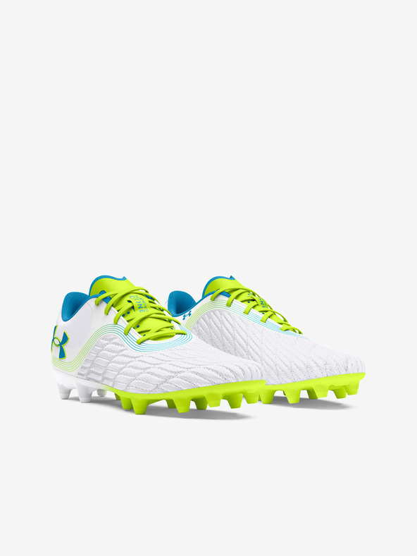 Under Armour UA W Clone Mag Pro 3.0 FG Sport Shoes Blanco