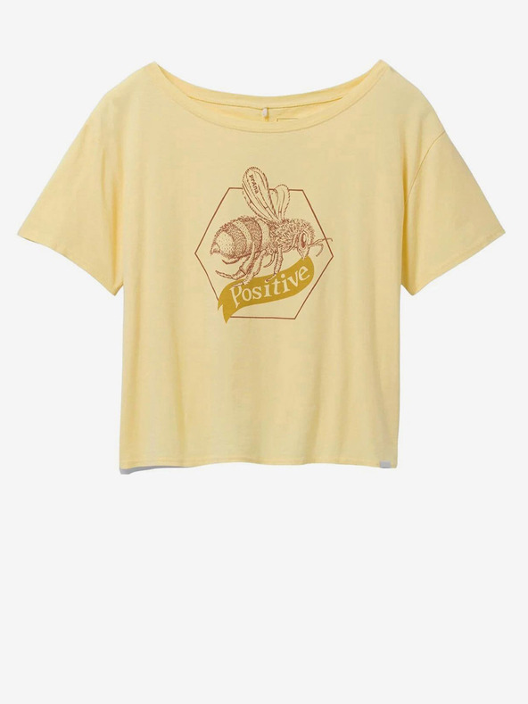 PrAna Bee Positive T-shirt Amarillo