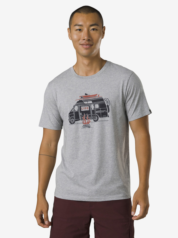 PrAna Will Travel Journeyman 2 T-shirt Gris