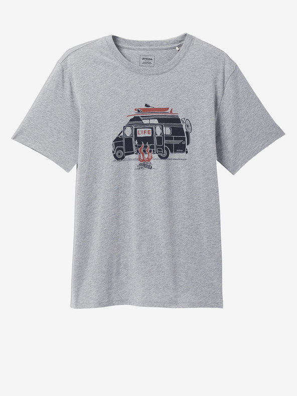 PrAna Will Travel Journeyman 2 T-shirt Gris