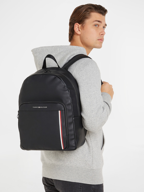 Tommy Hilfiger Pique Backpack Negro