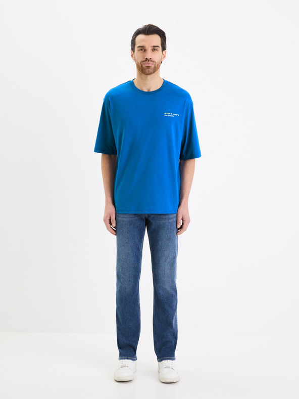 Celio Gesympa T-shirt Azul