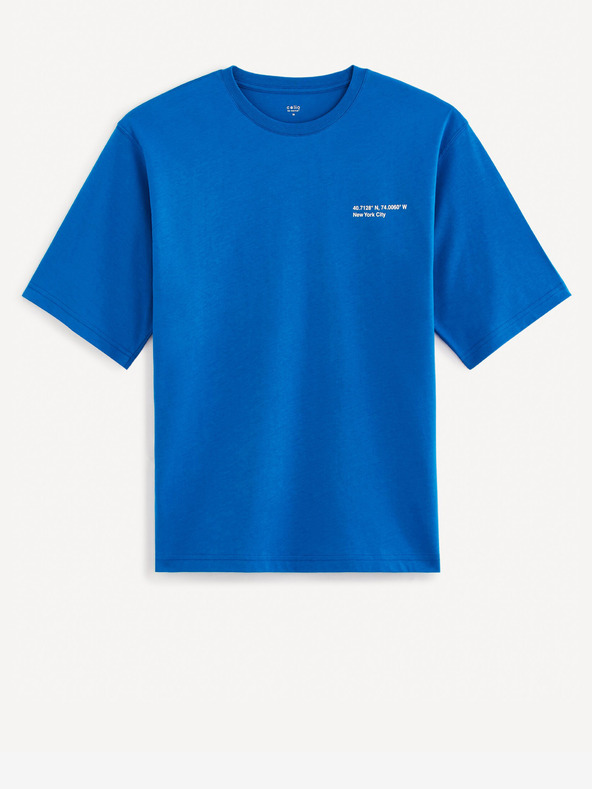 Celio Gesympa T-shirt Azul