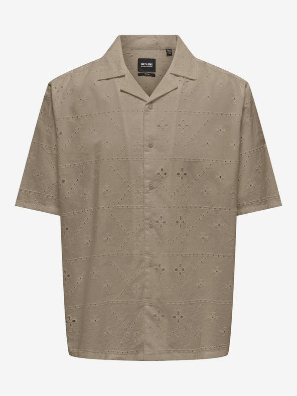 ONLY & SONS Ron Shirt Marrón