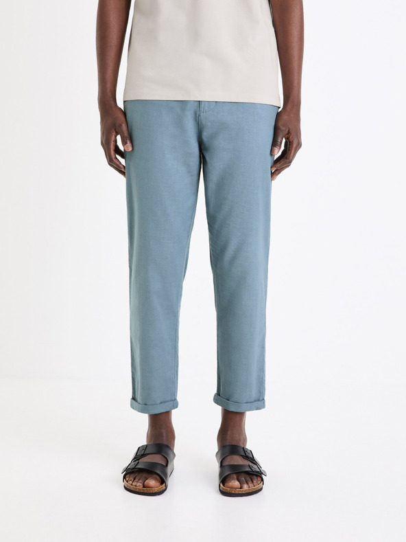 Celio Dolinco Trousers Azul