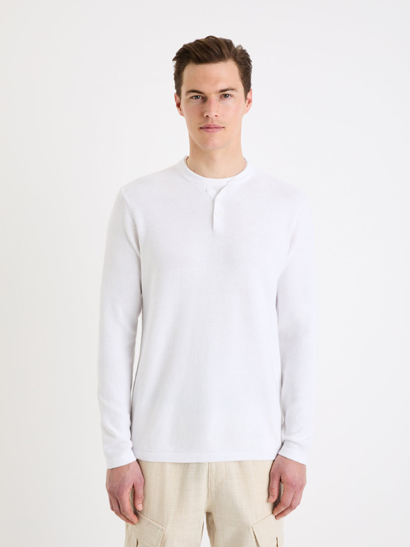 Celio Genicolo Sweater Blanco