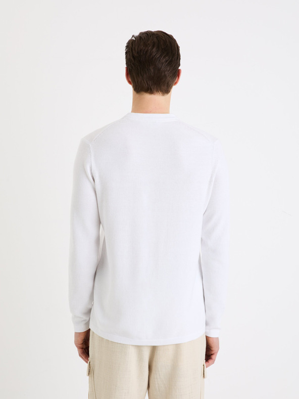 Celio Genicolo Sweater Blanco