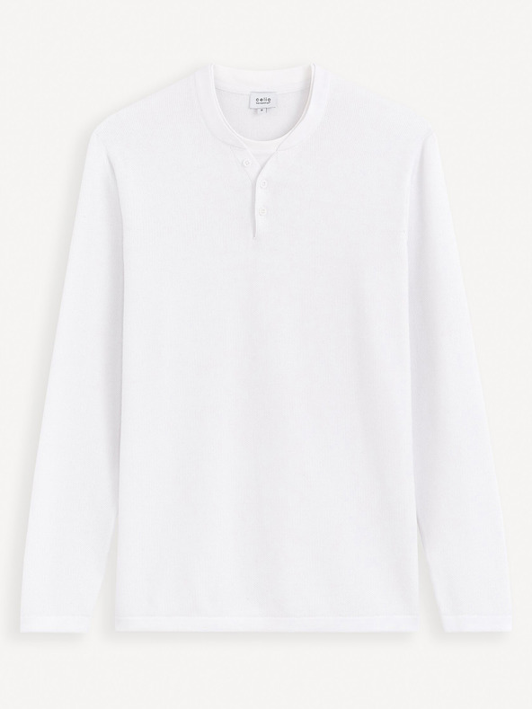 Celio Genicolo Sweater Blanco