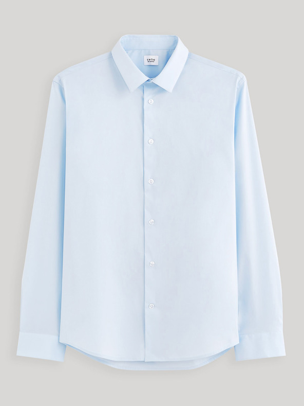 Celio Masantalrg Shirt Azul