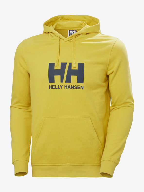 Helly Hansen HH Logo Hoodie Sweatshirt Amarillo