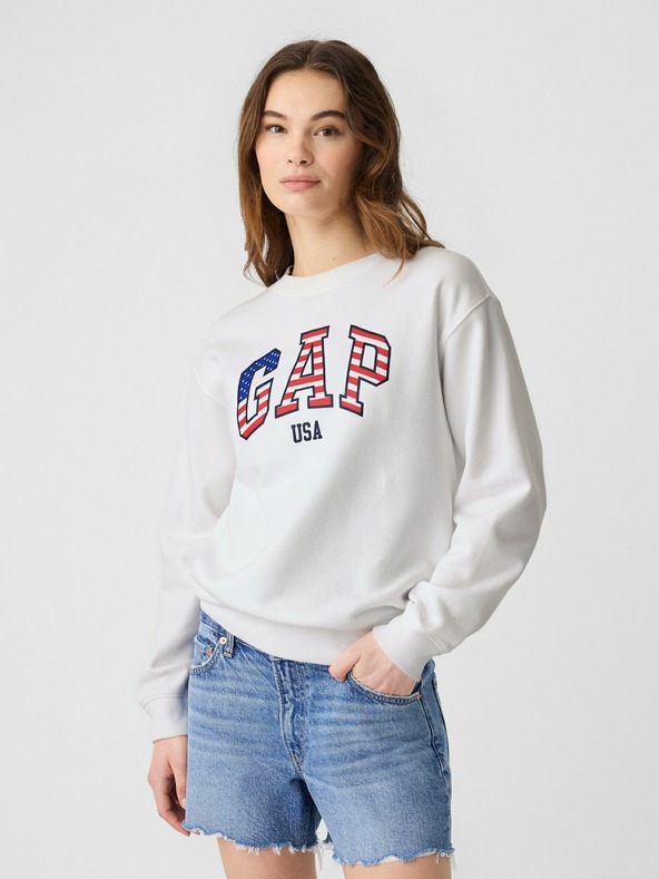 GAP USA Sweatshirt Blanco