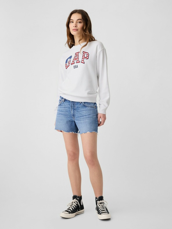 GAP USA Sweatshirt Blanco