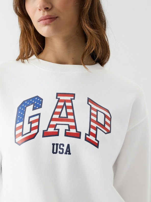 GAP USA Sweatshirt Blanco