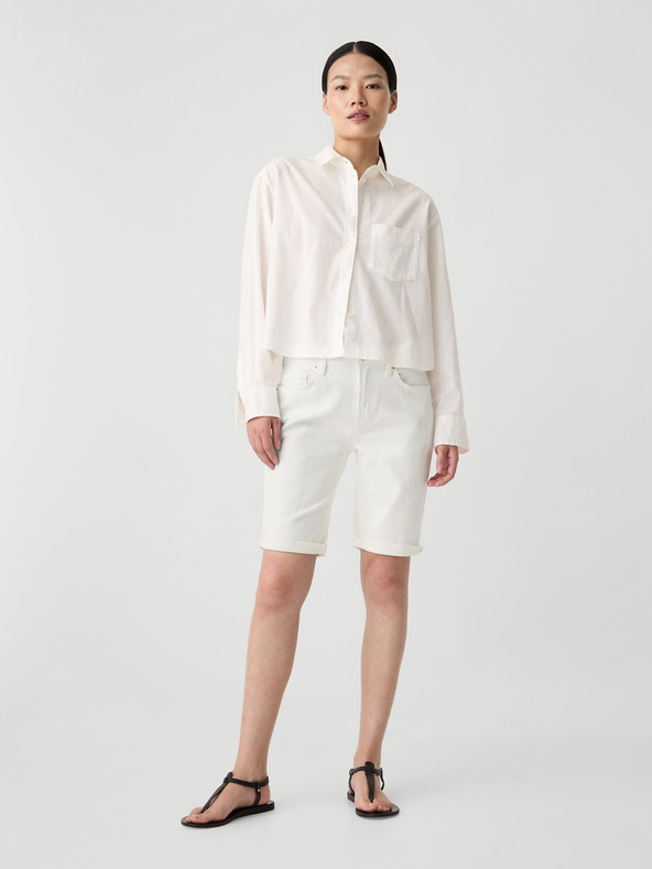 GAP Washwell™ Shorts Blanco