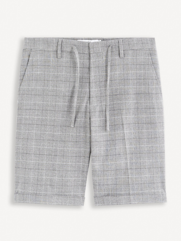 Celio Gocheckbm 30 Short Pants Gris