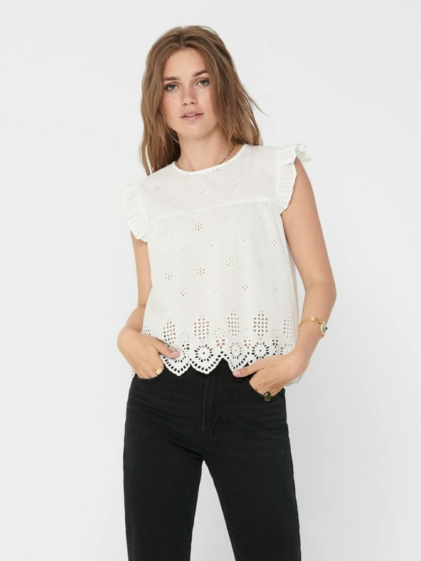 ONLY Silla Blouse Blanco